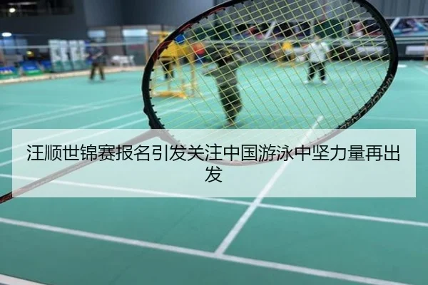 汪顺世锦赛报名引发关注中国游泳中坚力量再出发